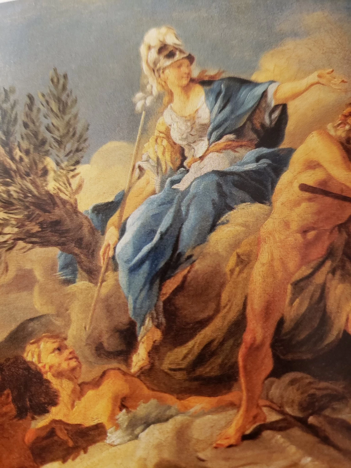La disputa tra Minerva e Nettuno per sponsorizzare Atene - Musee Baron, Martin, dettaglio